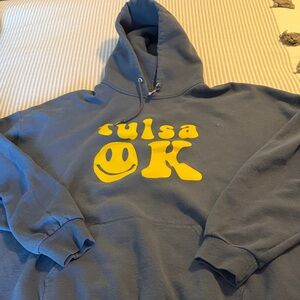 Jerzees XXL Blue Hoodie OK Tulsa